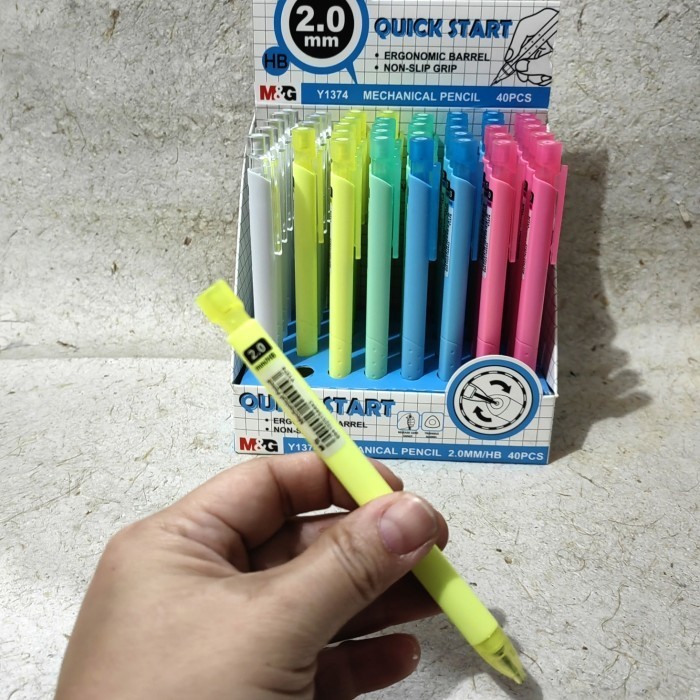 

M&G Triangle Mechnical Pencil Ergonomic Non- Slip Grip HB 2.0 mm