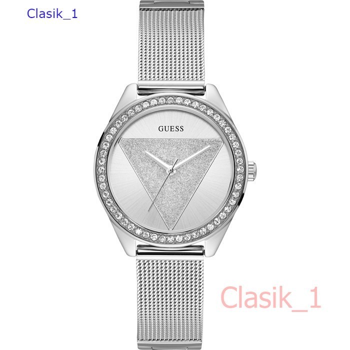 Original 100% GUESS W1142L1 - Jam Tangan Wanita - Silver
