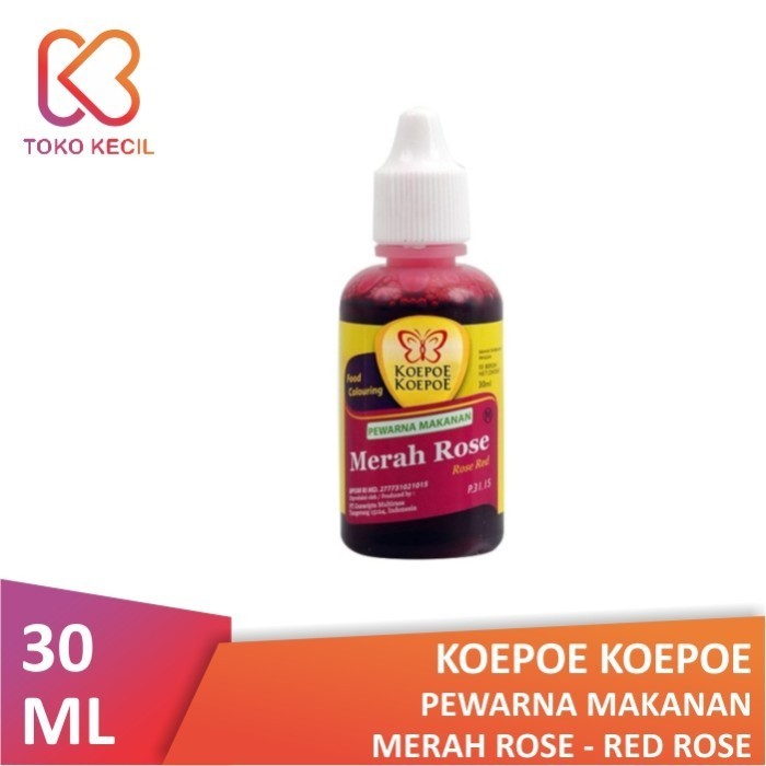 

Koepoe Koepoe Pewarna Makanan Merah Rose 30ml