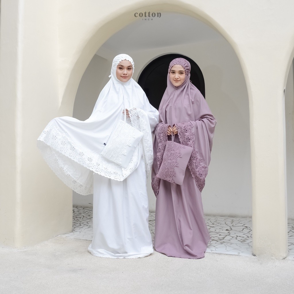 Cotton Inch - Attaya Mukena Khadijah Warm Color