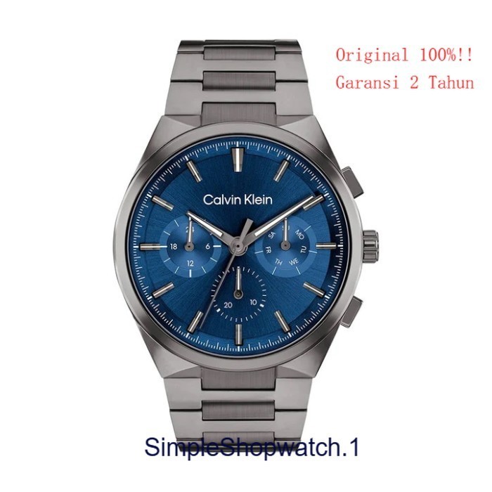 Original 100% Jam Tangan Pria CALVIN KLEIN 25200443 CK-25200443 Garansi Resmi 2 Tahun