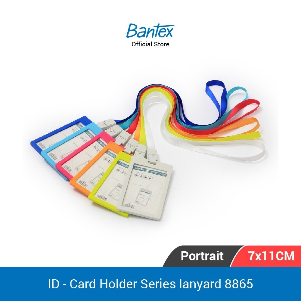 

[Stationery Spectrum] Bantex ID Card Holder Series Lanyard Portrait #8865