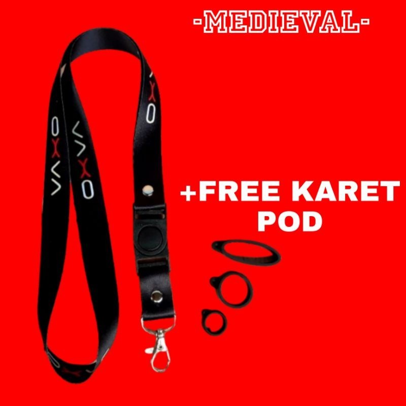 

Lanyard OXVA | tali lanyard DISTRO | gantungan kunci name tag id card kartu nama