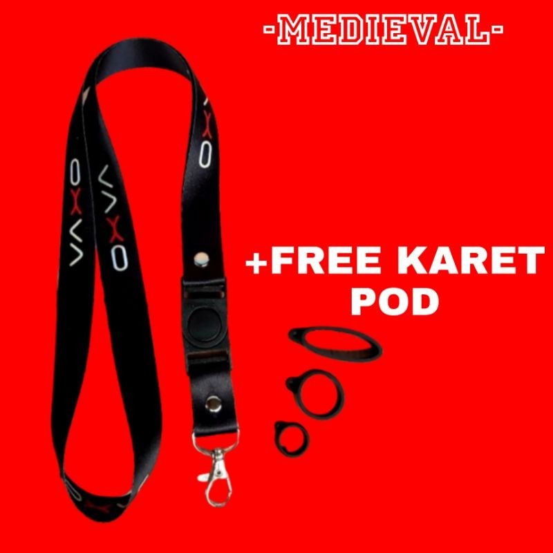 Lanyard OXVA | tali lanyard DISTRO  | gantungan kunci name tag id card kartu nama