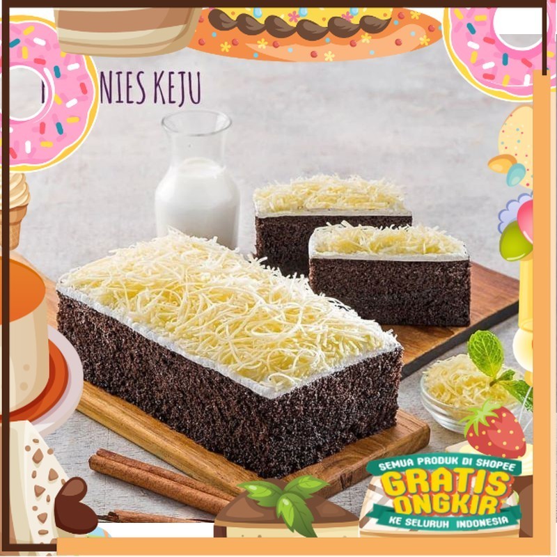 

Lapis Talas Sangkuriang Brownies Keju/ King J Snack