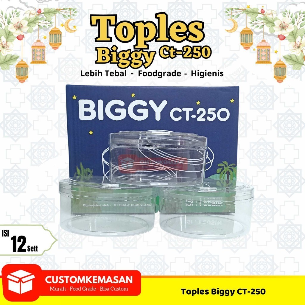 Toples Biggy CT 250 / Toples 500gr / Toples Biggy 500 Gram / Toples 500Gram Bulat / Toples Biggy