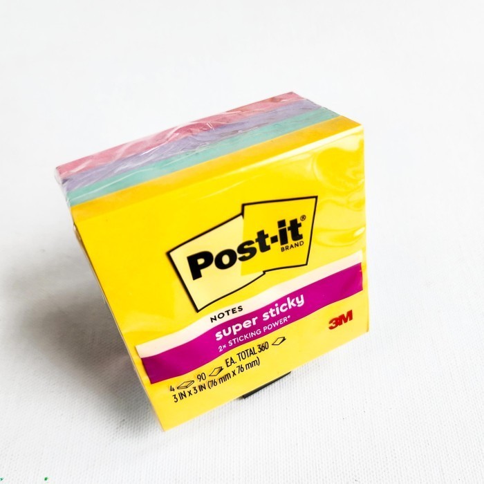 

Post-it Sticky Notes Cube 76x76mm 390-500 Sheets / Memo Pad - SWT -YY41