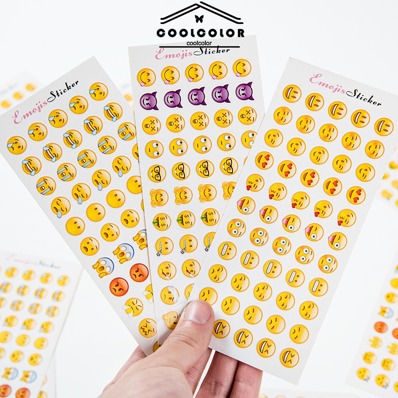 

COD❤️Stiker Emoji Stiker Mini Lucu Stiker Kreatif DIY Stiker Bahan Buku Besar Tangan-cl