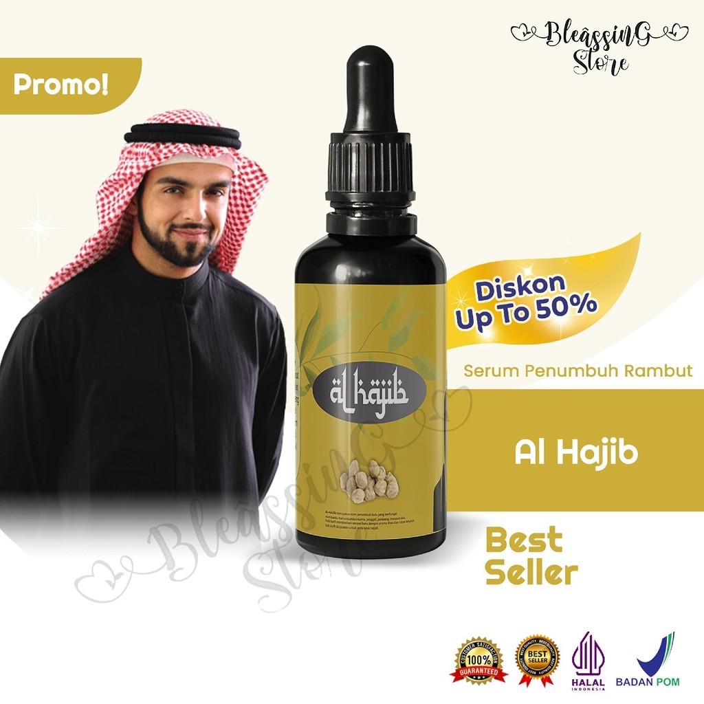 [COD] AL-HAJIB - [Original] Obat Penumbuh Brewok Penumbuh Jambang Penumbuh Jenggot Penumbuh Kumis Pe