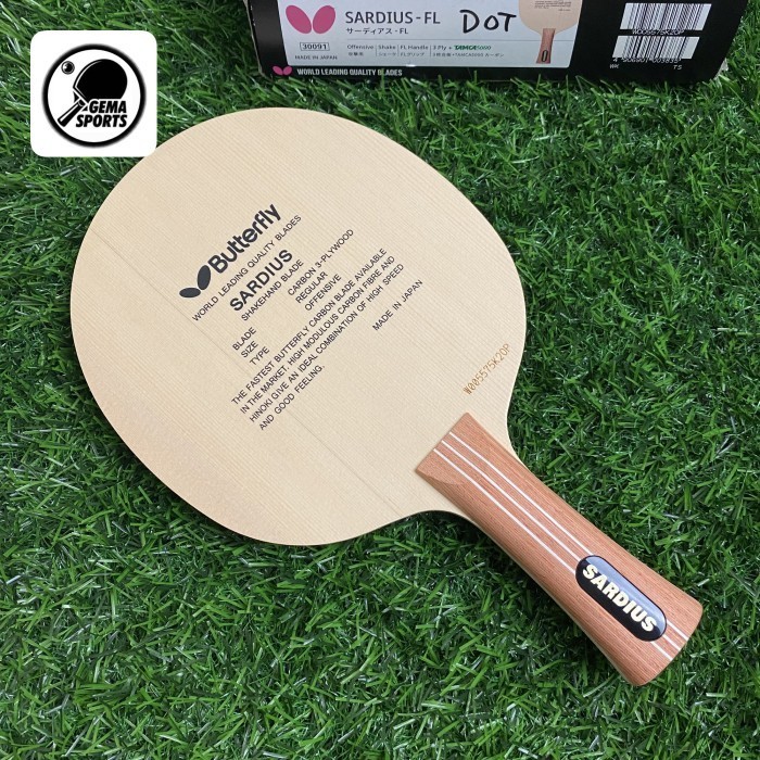 kayu bet bat tenis meja pingpong Butterfly Sardius -MNB24