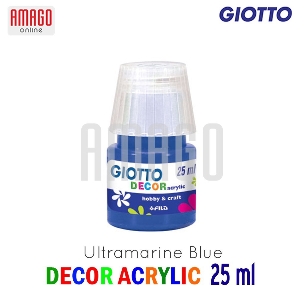

GIOTTO Decor Acrylic Cat Akrilik Dekorasi 25 ml - warna Ultramarine Blue - 538117