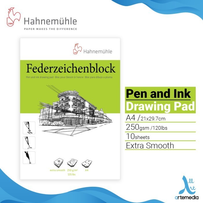 

Hahnemuhle Pen and Ink Drawing Pad Kertas Sketsa Gambar Arsitektur