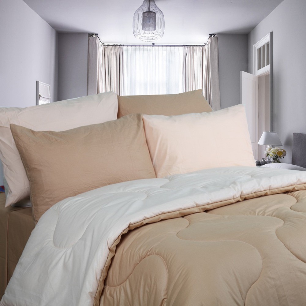 Sierra - Sprei - Polos Mocca x Cream