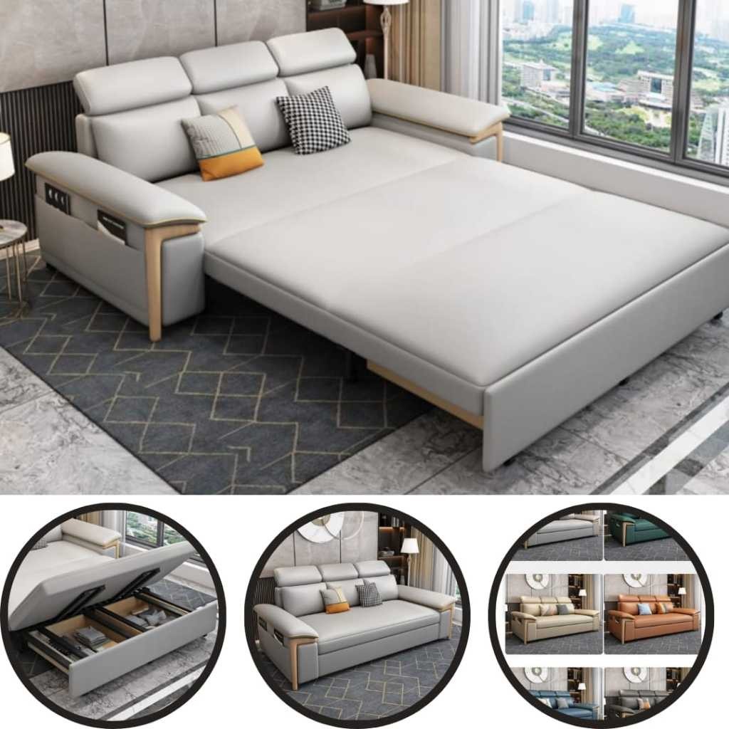 PHL1 GRATIS ONGKIR COD SOFA BED MAGELAN LIPAT MODERN PREMIUM GRADE LUXURY / SOFA APARTEMENT / SOFA L