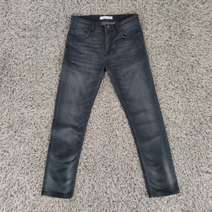 premium denim by zara man original celana jeans zara original greywash