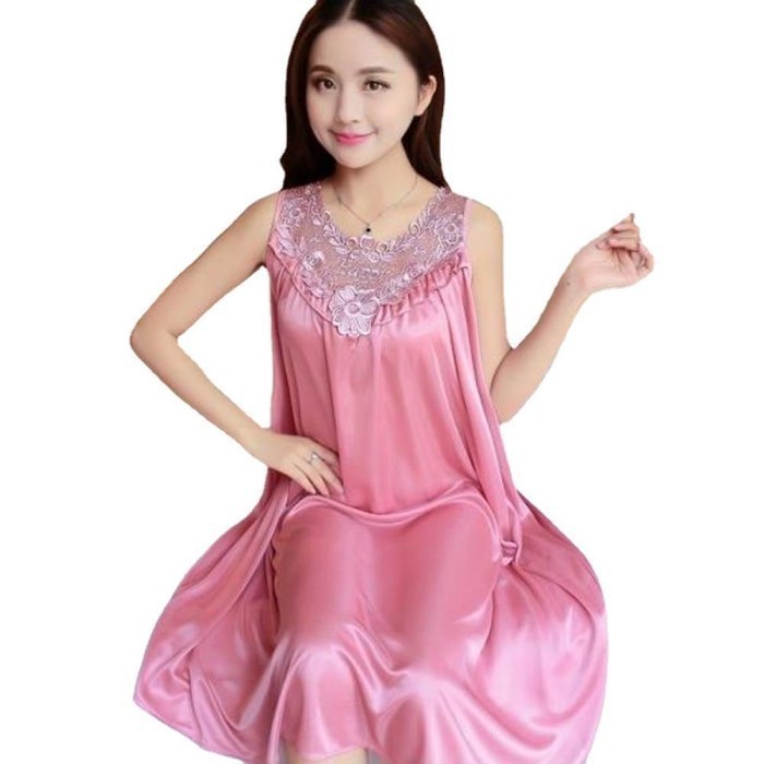 Homedress - Daster / Gaun / Baju Tidur - Wanita ( Kain Satin )