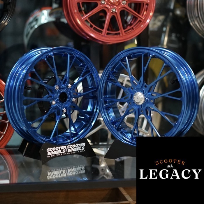Velg FRANCO Jaring Blue Front & Rear Vespa Sprint Primavera GTS