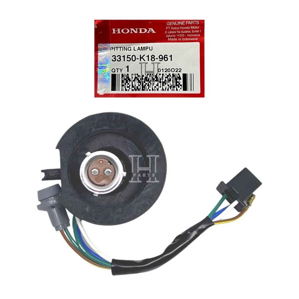PITTING LAMPU SOCKET COMP CB150 VERZA 33150-K18-961 AHM HGP HONDA