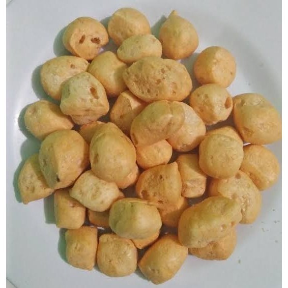 

Snack Kiloan Krupuk ikan tengiri bulat kering gurih 500gr