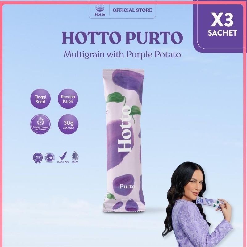 

LANI [3 SACHET] Hotto Purto Multigrain with Purple Potato