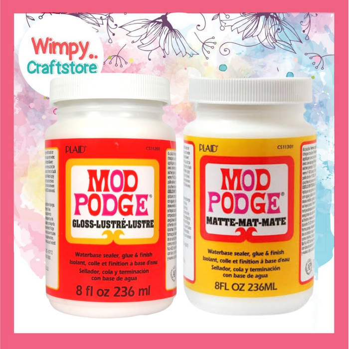 

Mod Podge Gloss Repack Tester Varnish Gloss Varnish Kilap - Gloss