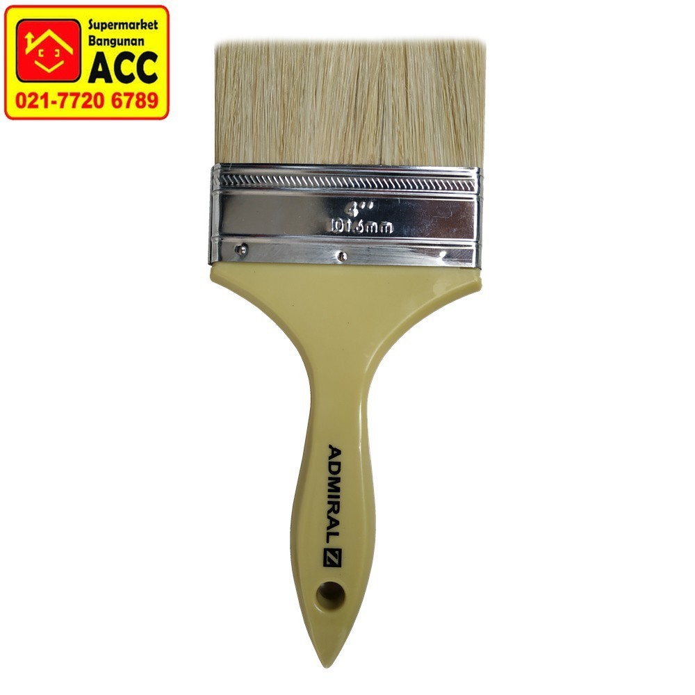 Kuas 4 inch kualitas setara Eterna Admiral - Kuas Cat Tembok - Kuas Tembok - Kuas Cat dinding