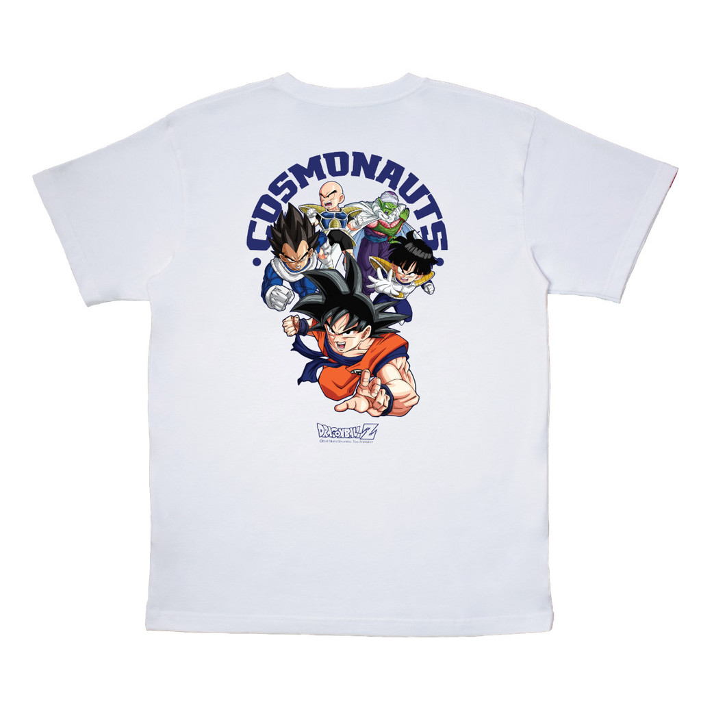 Cosmonauts Dragon Ball Z Part II - Group Saiyan White Tee