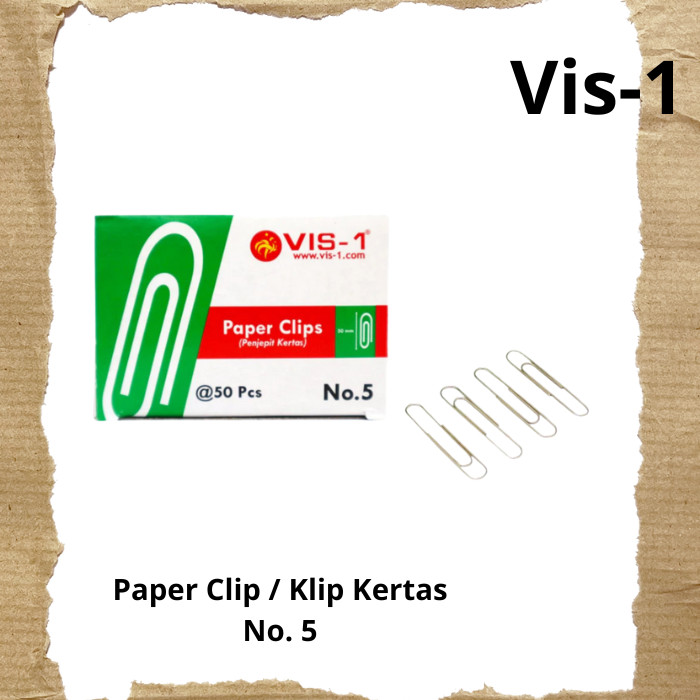 

Vis-1 Paper Clip / Klip Kertas No.5