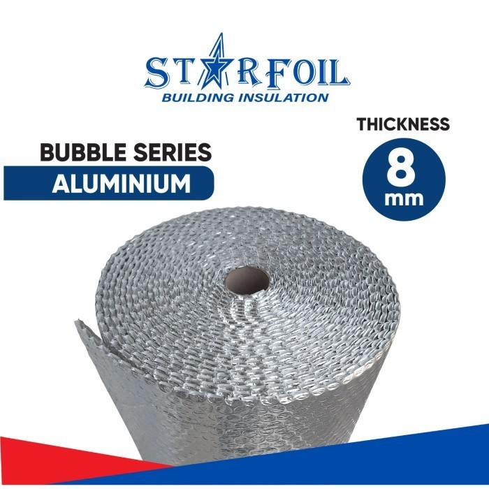 Aluminium Bubble Foil Peredam Panas Atap Tebal 8mm