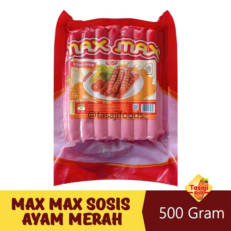 

Max Max Sosis Ayam Sosis Merah 500 Gram