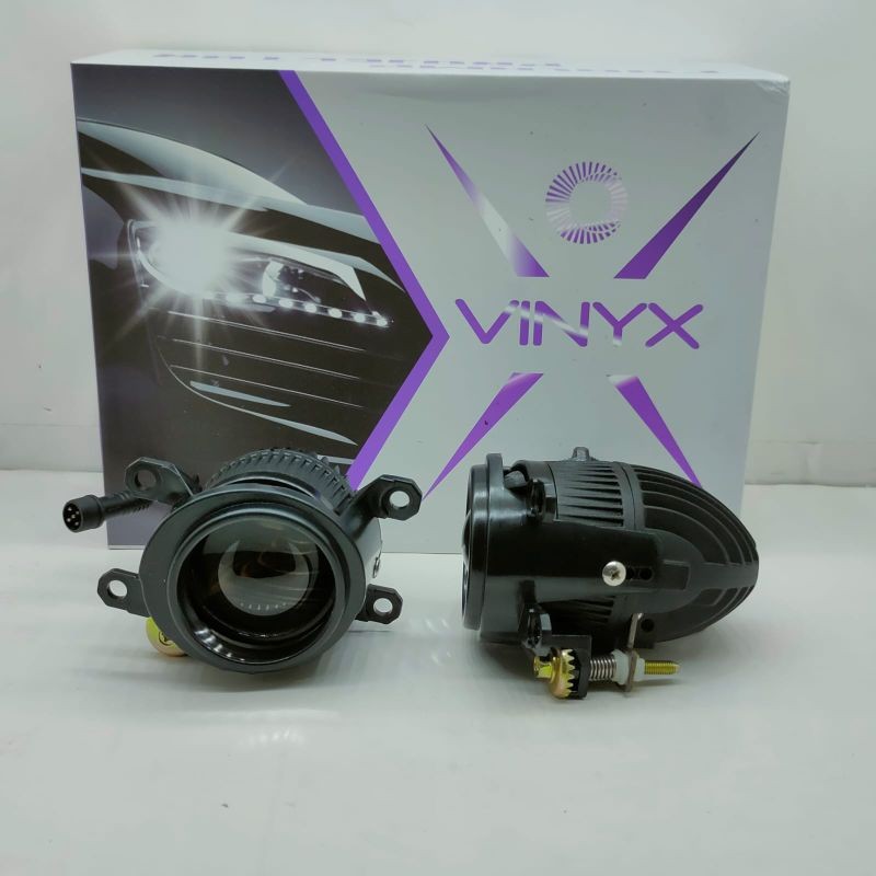 Lampu Foglamp MOBIL Projector Projie Biled Q8 2 Inch Vinyx 3 Warna oval brio mobillio yaris camry
