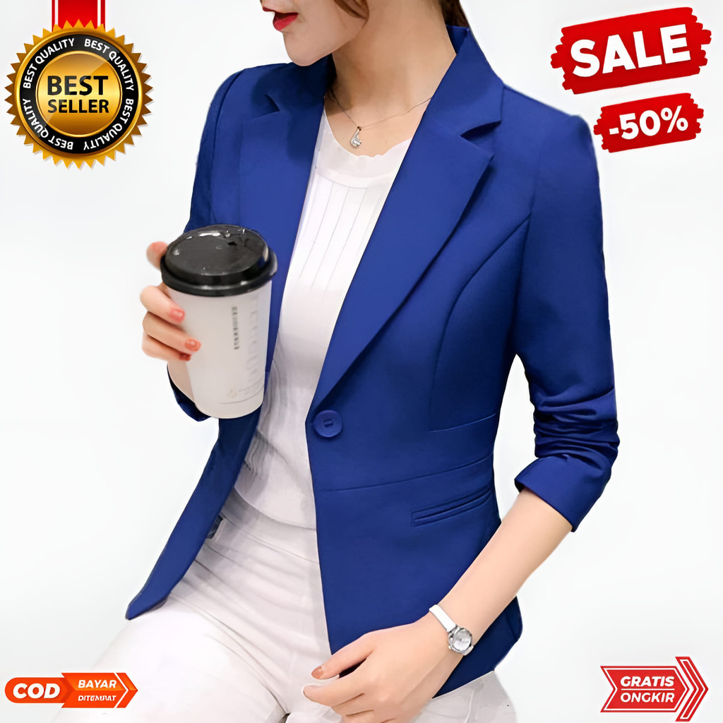 JAS SLIMFIT,JAS BLAZER WANITA,RESMI,JAS BLAZER WANITA KANTOR,JAS MODERN