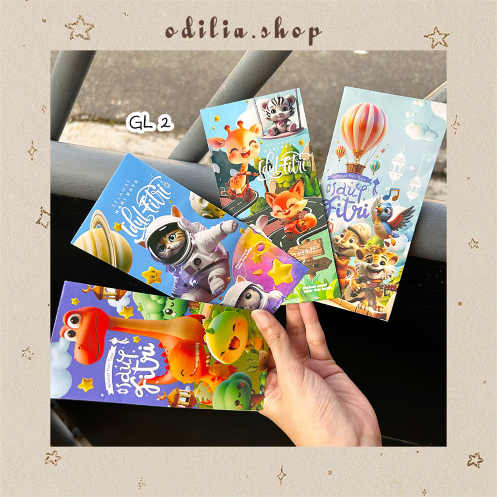 

GL Amplop Lebaran 2025 isi 10 pcs Ukuran L Karakter Idul Fitri Chibi Kartun Lucu Islamic Aesthetic Hari Raya Eid Mubarak Uang Thr Anak Muslim Atk Banjar Banjarbaru Bjb Odilia.Shop