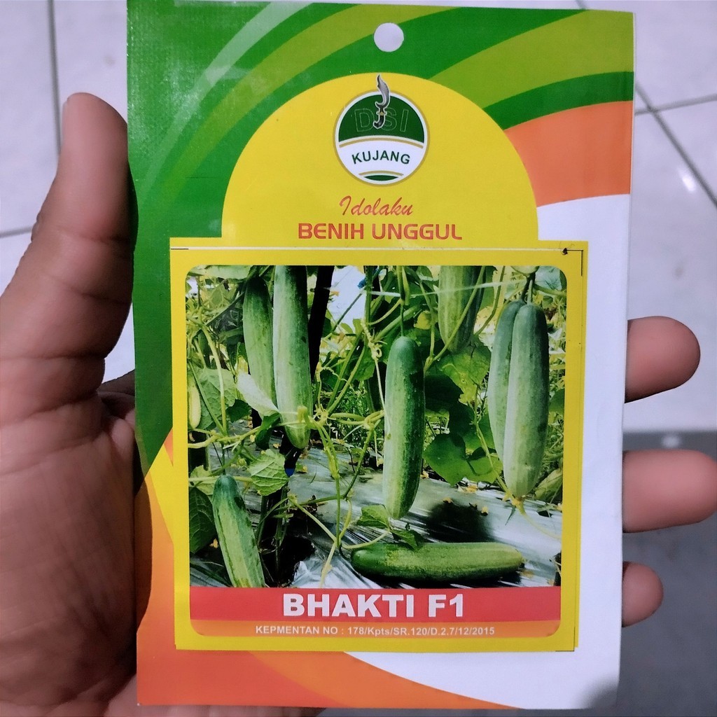 Benih SP Timun Bhakti F1 isi 160 Biji Bibit Hibrida Cap Kujang Small Pouch