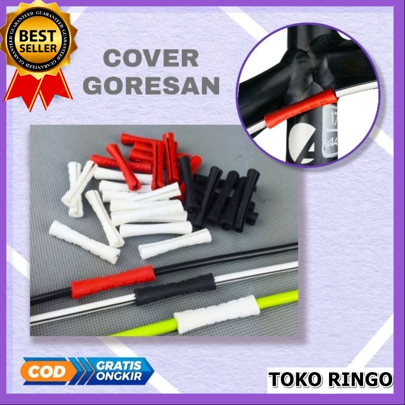 1pcs KARET PELINDUNG FRAME KABEL SHIFTER REM PROTECTOR sepeda lipat mtb cover cat