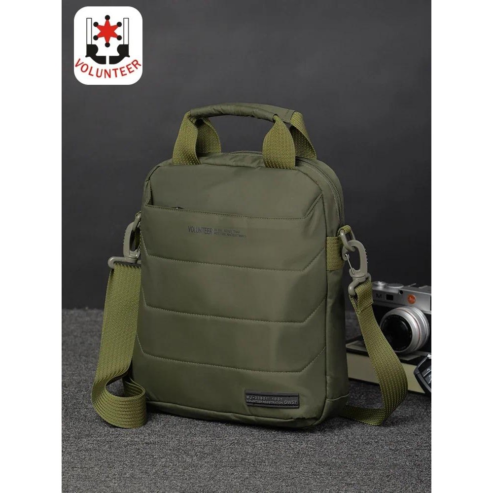 Volunteer Shoulder Bag for Men 2023 New Trendy Casual All-mat Phone Light Weight Travel Solid Commut