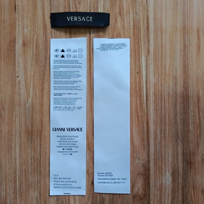 

kaos Officialtag label Giani Versac3 fullset