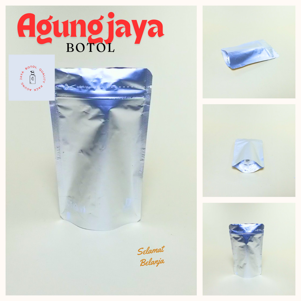 Pouch Padat Super Silver @ Pcs Series / Plastik / Plastik Kemasan / Pouch Plastik / Sachet Plastik /