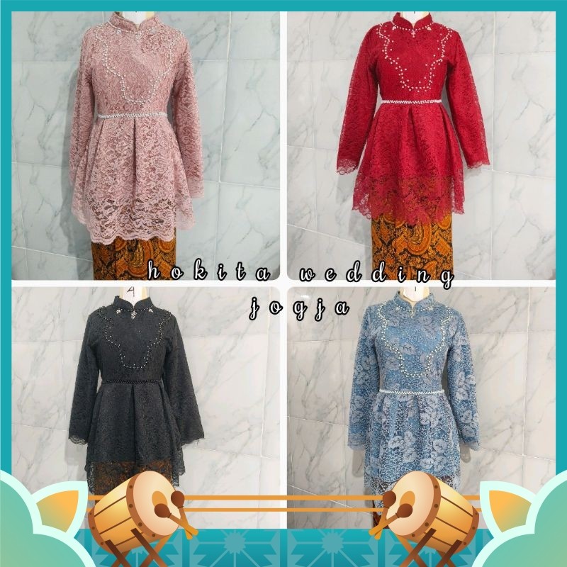 Kebaya Kekinian Style Casual Murah Modern Premium / Atasan Kebaya Broklat Pagerayu/Wisuda Wanita Dew