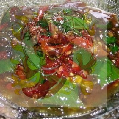 

Sambal Daun Ketumbar Pedas Level sambal