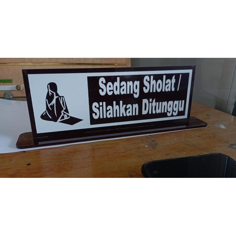 

Sign Board Acrylic Sedang Sholat / Silahkan Tunggu Wanita | Papan Sholat Akrilik