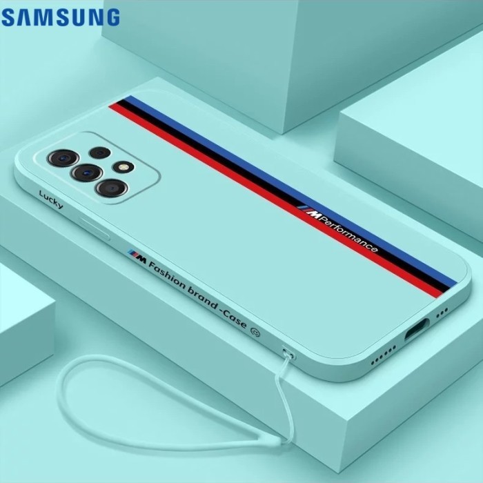Soft Case Samsung A13 4G A23 Racing LUCKY Case Silicone Square FREE TALI