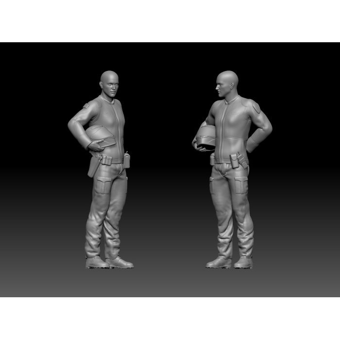 Figure Resin police stand Skala 64 Miniatur Pajangan Diorama Diecast