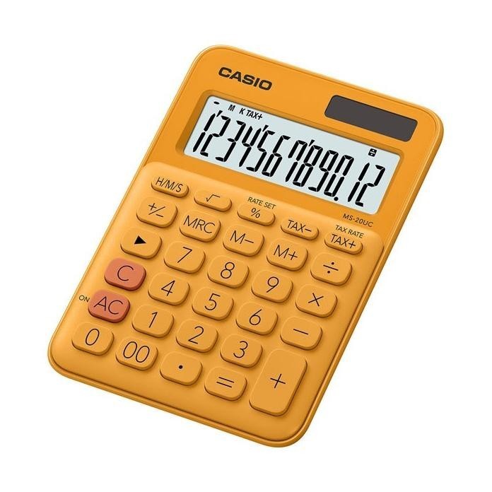 

Kalkulator My Style CASIO MS-20UC Colorful Series Calculator 20 UC - Orange