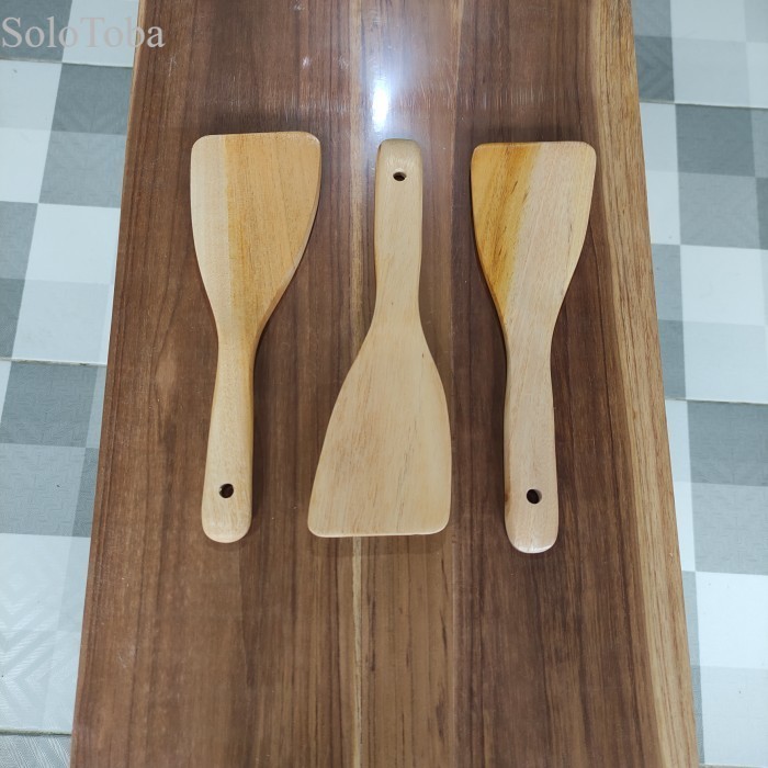 

Sutil / Eros / Solet / Centong / Sendok / Spatula / Sodet Kayu Mahoni - Sutil teflon murah