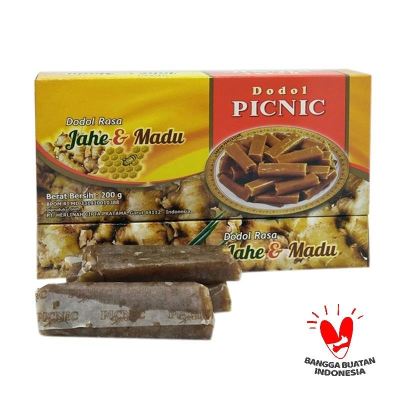 

PICNIC Dodol Garut Rasa Jahe Madu Cemilan Tradisional [200 g] - JSF