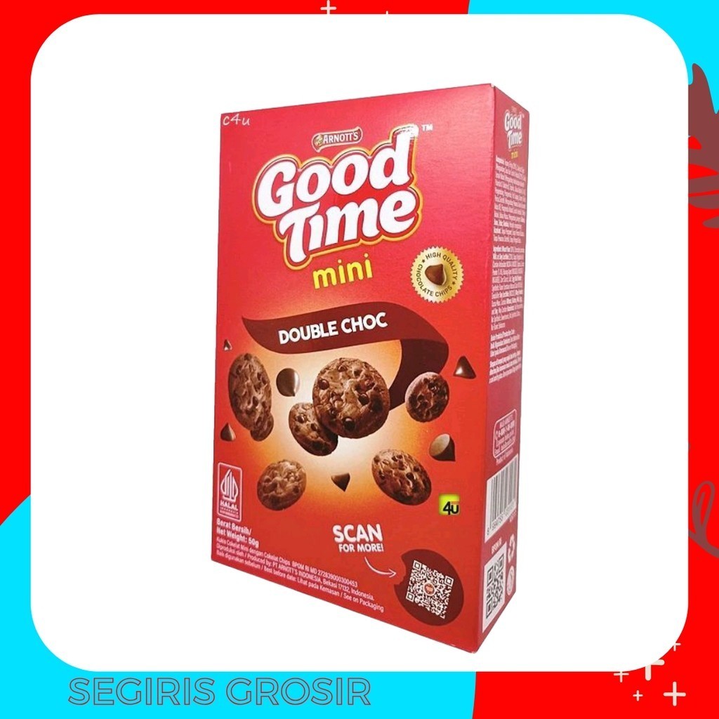 

Good time Mini Double Choco cookies 50 gr