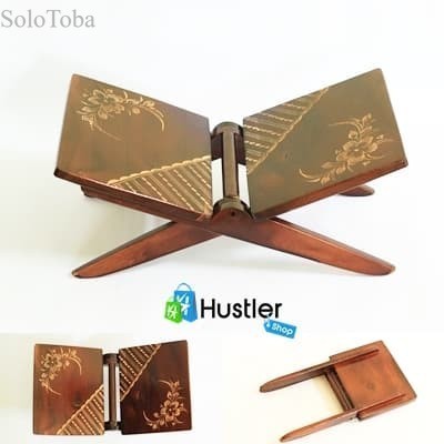 

Meja Rekal Al-Qur'an / Al Quran dengan Motif Asli Kayu Jati murah
