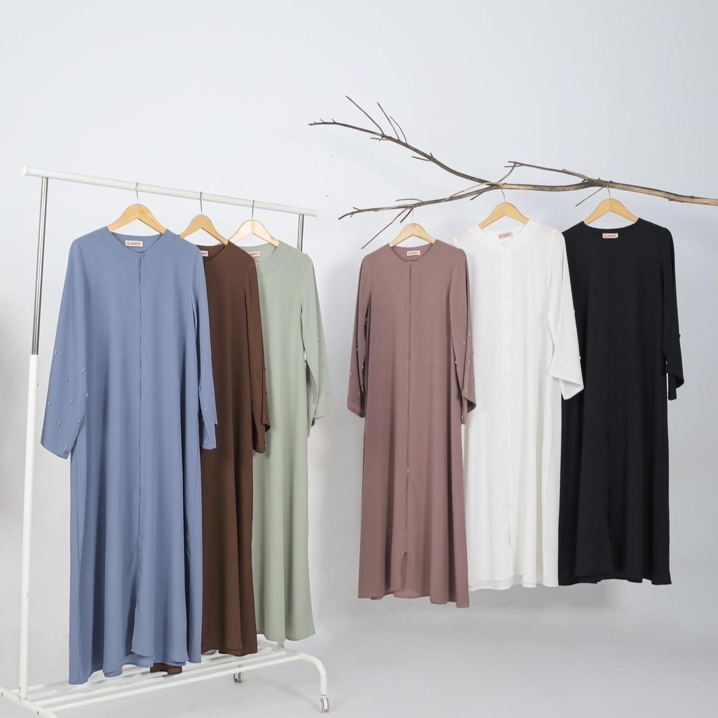 Griya Musafa | Kareema Abaya Crinkle Snowsheer