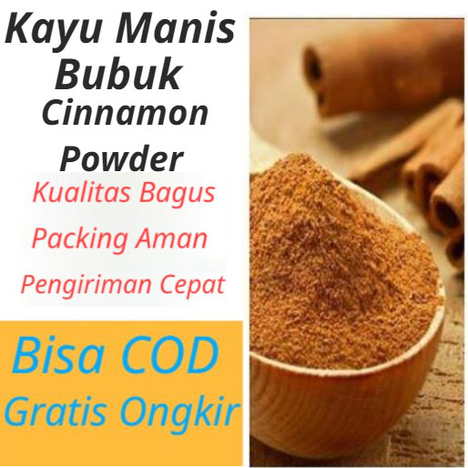 

Kayu Manis Bubuk Isi 100 Gram Kualitas Bagus / Cinnamon Powder / Bumbu Dapur / Rempah / Bumbu Masak Bubuk